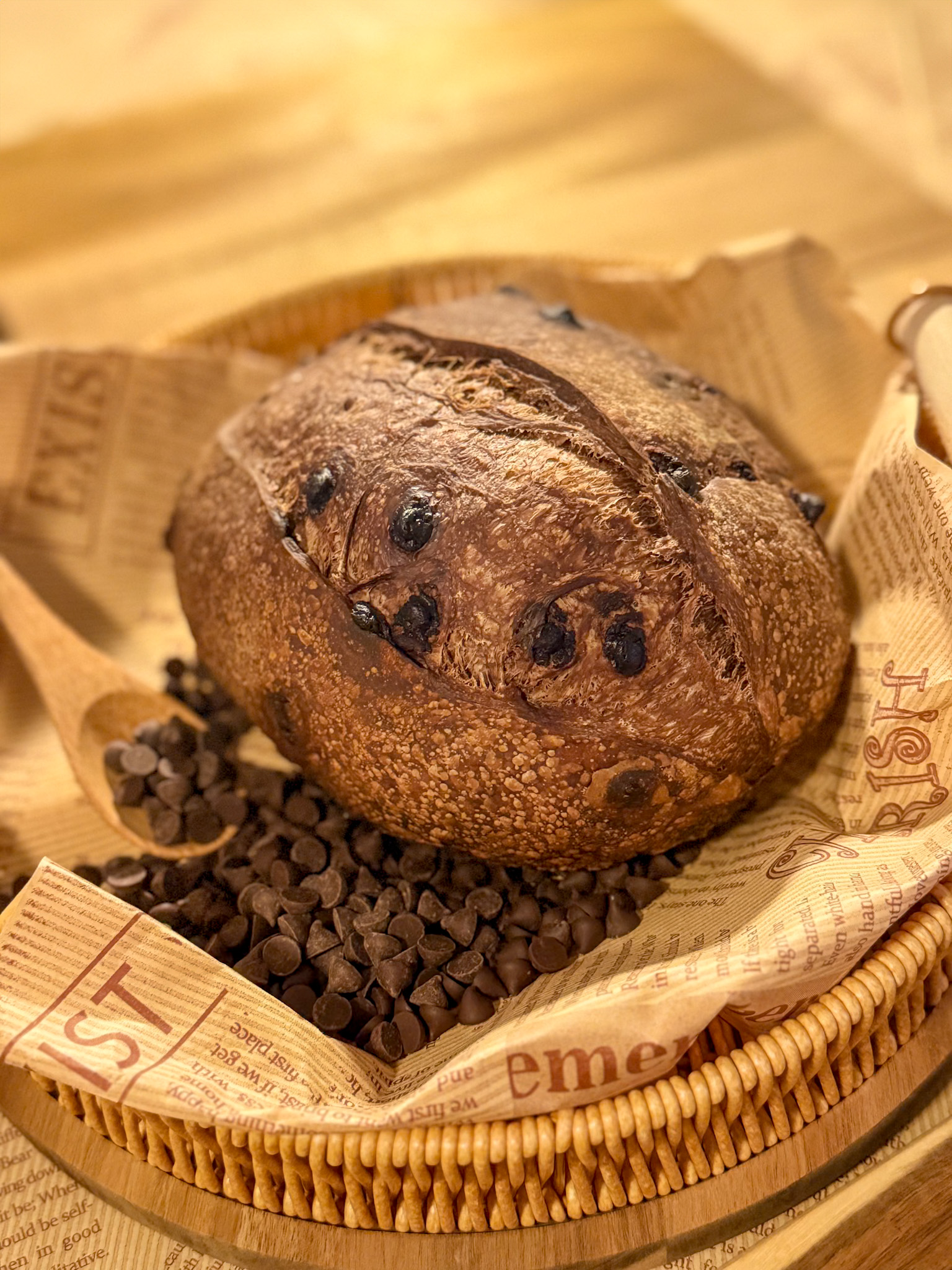Dark Cocoa Sourdough from Five Loaves Bakery